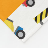 Bouwmachines Patroon Jongens Persoonlijk Fleece Deken (Hoek)