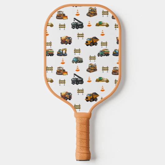 Bouwmachines pickleball paddle (Voorkant)