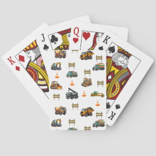 Bouwmachines Pokerkaarten
