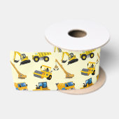 Bouwmachines Satijnen Lint (Spoel)