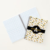 Bouwmachines Voertuigen Kinderen Monogram Notitieboek (Binnen)