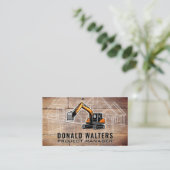 Bouwmachines voor voertuigen | Blauwhout Visitekaartje (Staand voorkant)