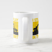  bouwmachines zwaar werk grappig fo grote koffiekop (Achterkant)