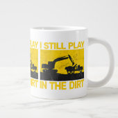  bouwmachines zwaar werk grappig fo grote koffiekop (Rechts)