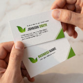 Bouwmanager - Elegant modern groen Visitekaartje
