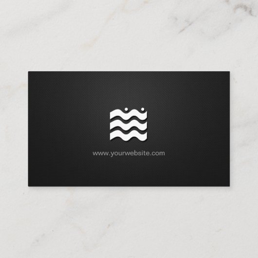 Bouwmanager - Premium verwisselbaar pictogram Visitekaartje (Achterkant)