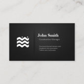 Bouwmanager - Premium verwisselbaar pictogram Visitekaartje (Voorkant)