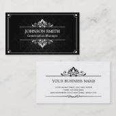 Bouwmanager - Schaduw van Damask Visitekaartje (Voorkant / Achterkant)