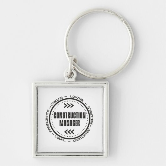 Bouwmanager Sleutelhanger (Voorkant)