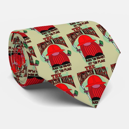 Bouwmanager Stropdas (Opgerold)