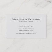 Bouwmanager Visitekaartje (Achterkant)