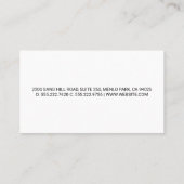 Bouwmateriaal | Hulpmiddelen voor voeding Visitekaartje (Achterkant)