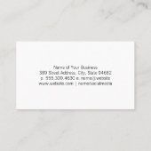 Bouwmateriaal | Marmer Wood Metal Visitekaartje (Achterkant)