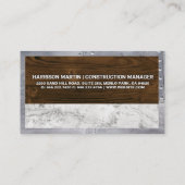 Bouwmaterialen | Logo gereedschap Visitekaartje (Achterkant)