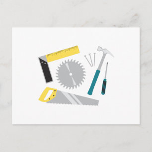 Bouwmaterieel Briefkaart
