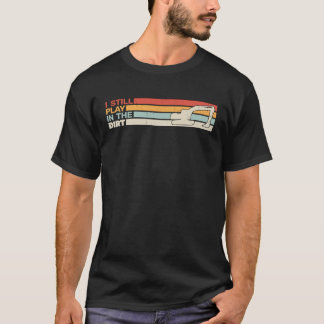 bouwmaterieel mannen zware werkretour t-shirt