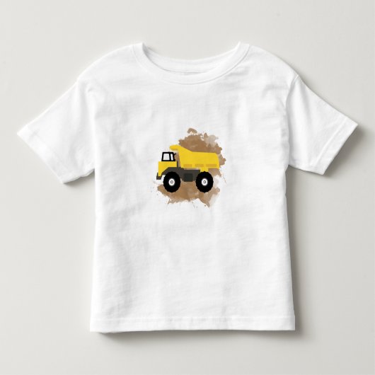 Bouwmaterieel Modder  Kinder Shirts (Voorkant)