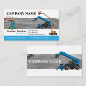 Bouwmaterieel Visitekaartje (Voorkant / Achterkant)