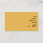 Bouwmaterieel Visitekaartje (Achterkant)