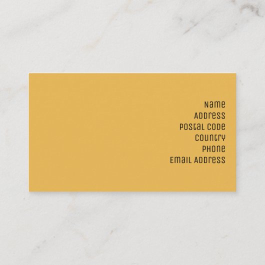 Bouwmaterieel Visitekaartje (Achterkant)