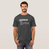 Bouwmetselaar - Funny Meaning T-shirt (Voorkant volledig)
