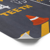 Bouwmijlpalen 1e Poster van de verjaardag (Hoek)