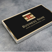 Bouwmonogram Gold-vormig Professional Visitekaartje