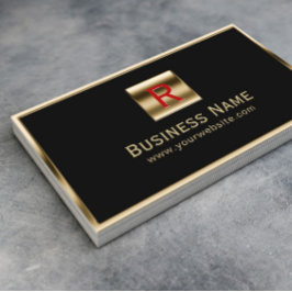 Bouwmonogram Gold-vormig Professional Visitekaartje