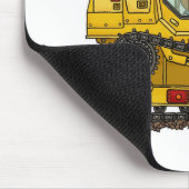 Bouwmuis met schuifwiel voor high drive Bulldozer Muismat (Hoek)