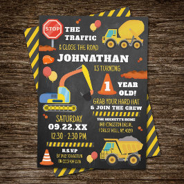 Bouwnijverheid 1e verjaardag kaart