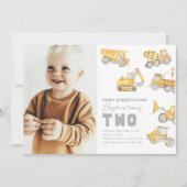 Bouwnijverheid 2e uitnodiging | Vrachtwagen (Voorkant)