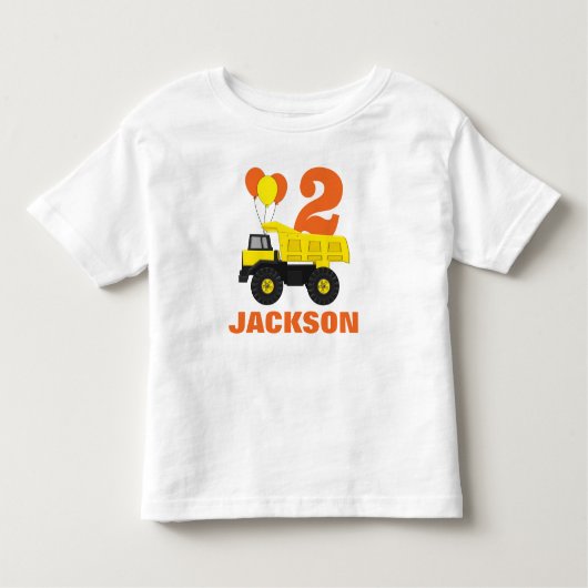 Bouwnijverheid 2e verjaardag Uitrusting voor Toddl Kinder Shirts (Voorkant)