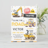 Bouwnijverheid 3e uitnodiging (Staand voorkant)