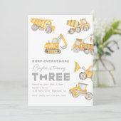 Bouwnijverheid 3e uitnodiging (Staand voorkant)