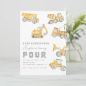 Bouwnijverheid 4e uitnodiging (Staand voorkant)