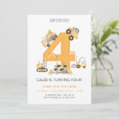 Bouwnijverheid 4e uitnodiging (Staand voorkant)