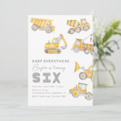 Bouwnijverheid 6e uitnodiging (Staand voorkant)