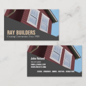 Bouwnijverheid aannemer visitekaartje (Voorkant / Achterkant)