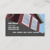 Bouwnijverheid aannemer visitekaartje (Achterkant)