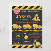 Bouwnijverheid Aanwezigheidsjongen Kaart (Voorkant)