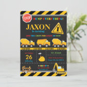 Bouwnijverheid Aanwezigheidsjongen Kaart (Staand voorkant)