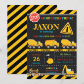 Bouwnijverheid Aanwezigheidsjongen Kaart (Voorkant / Achterkant)