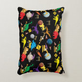 Bouwnijverheid Astronaut Dinosauriërs in de ruimte Accent Kussen (Voorkant(Verticaal))
