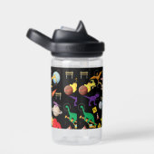 Bouwnijverheid Astronaut Dinosauriërs in de ruimte Waterfles (Rechts)