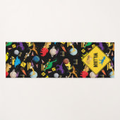 Bouwnijverheid Astronaut Dinosauriërs in de ruimte Yogamat (Voorkant (horizontaal))