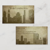 Bouwnijverheid (Beste prijs van vandaag) Visitekaartje (Voorkant / Achterkant)