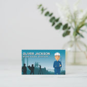 Bouwnijverheid | Bouw Visitekaartje (Staand voorkant)