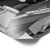 "Bouwnijverheid brengt vernietiging" Foto Afdruk (Hoek)