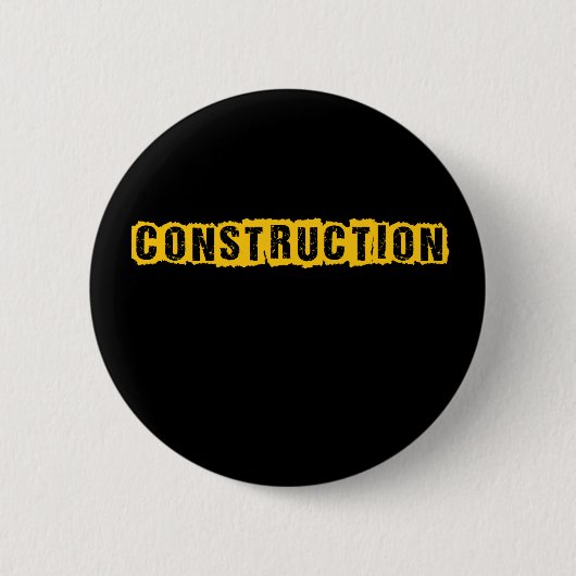 Bouwnijverheid Button (Voorkant)