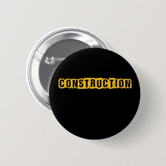 Bouwnijverheid Button (Voorkant /achterkant)